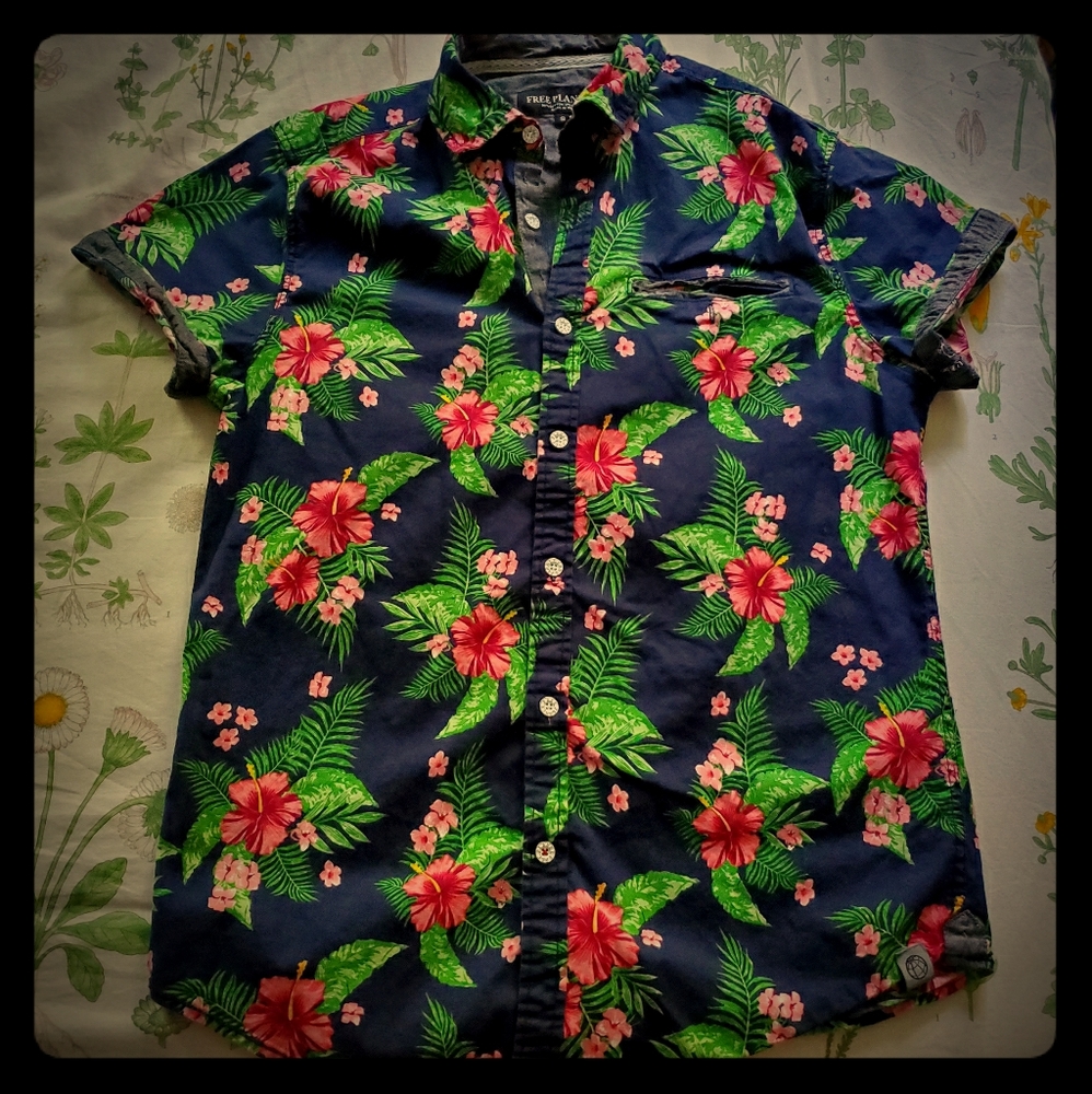 Men's Hawaiian Button Down